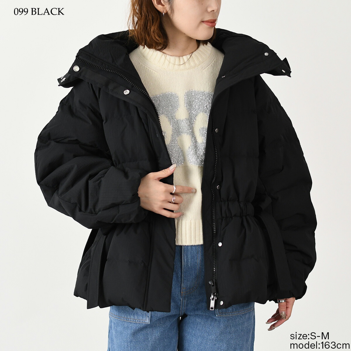 楽天市場】GANNI ガニー ダウン アウター TECH OVERSIZED PUFFER