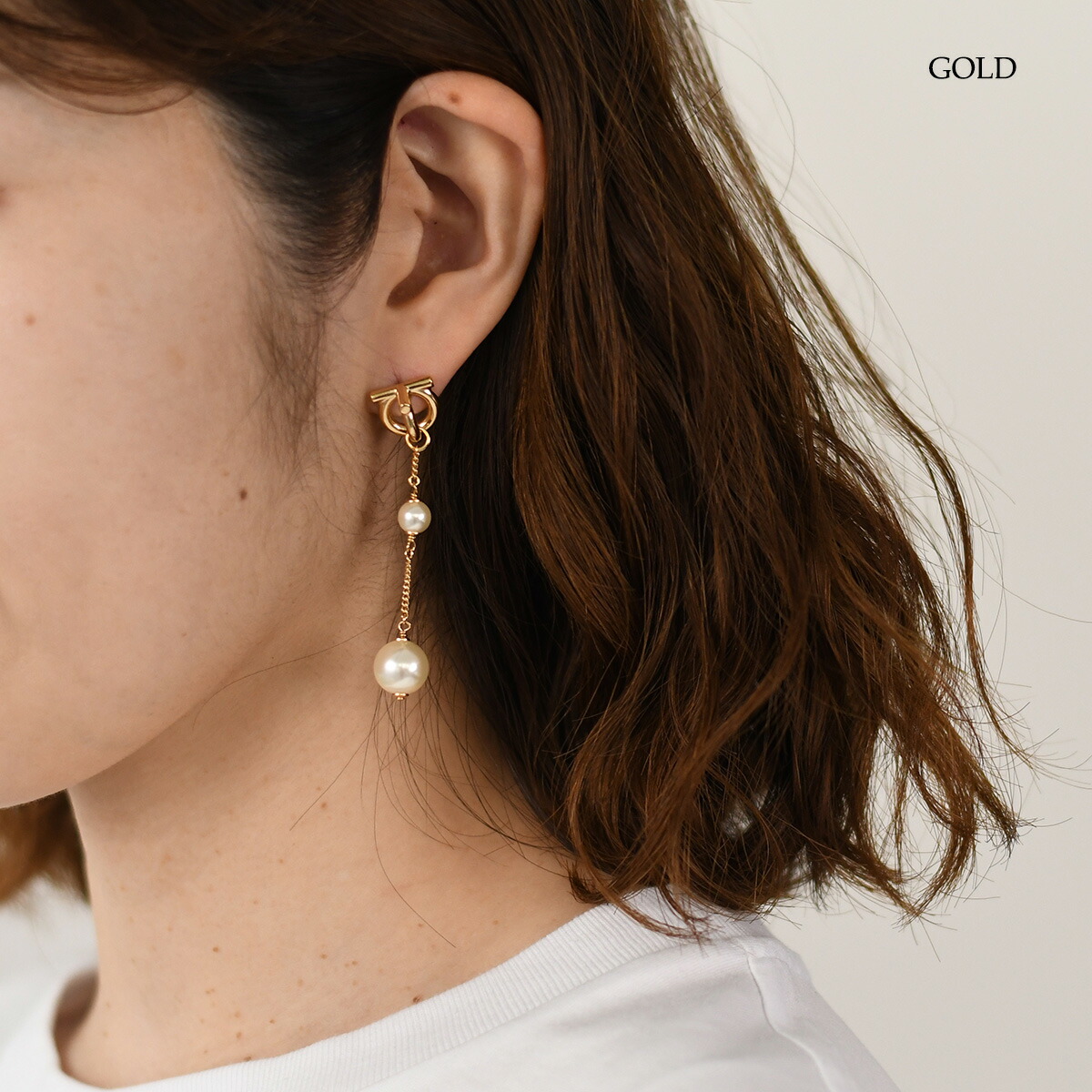 楽天市場】FERRAGAMO フェラガモ ピアス アクセサリー ガンチーニ