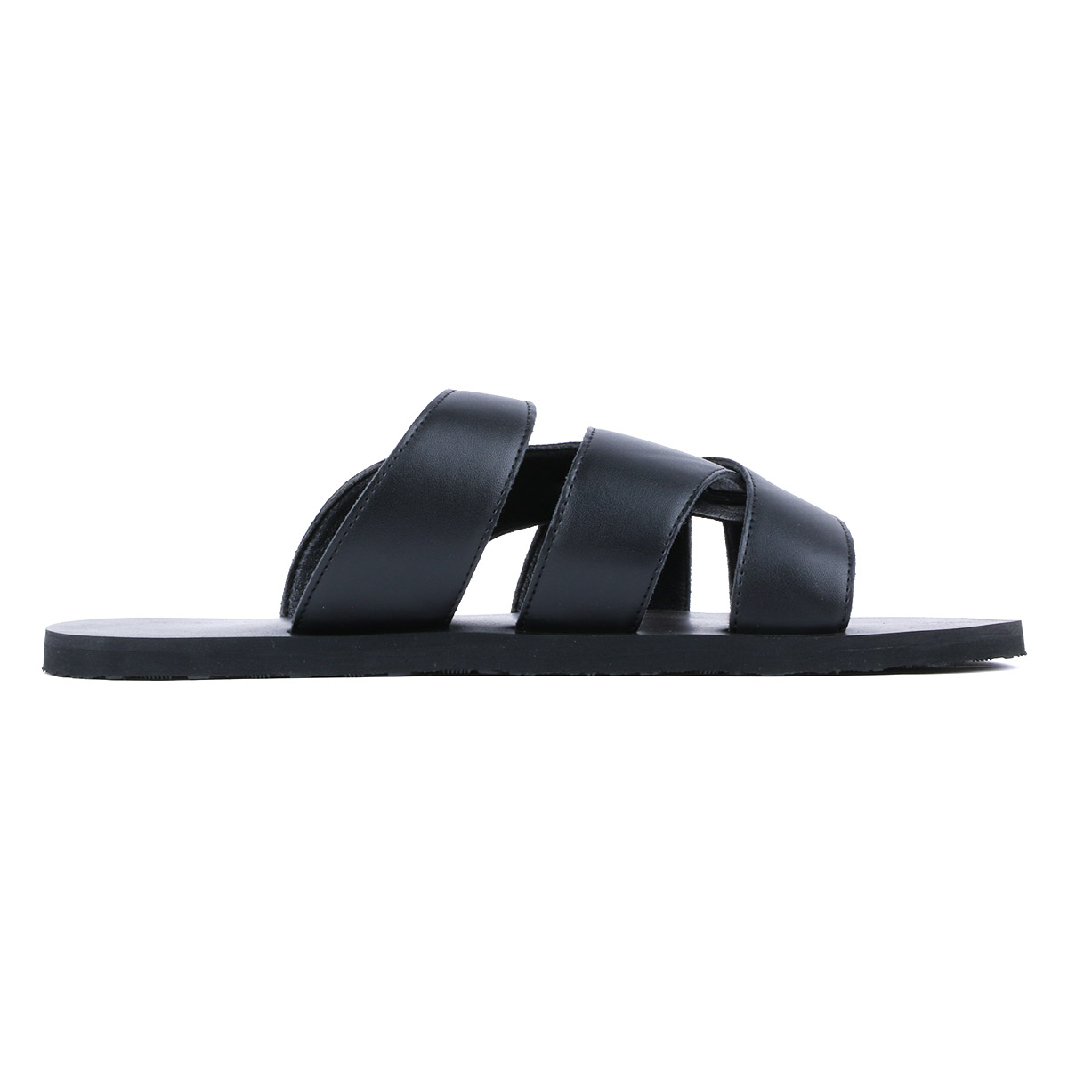 楽天市場】サンダル メンズ おしゃれ 革 レザー 黒 履きやすい クロス