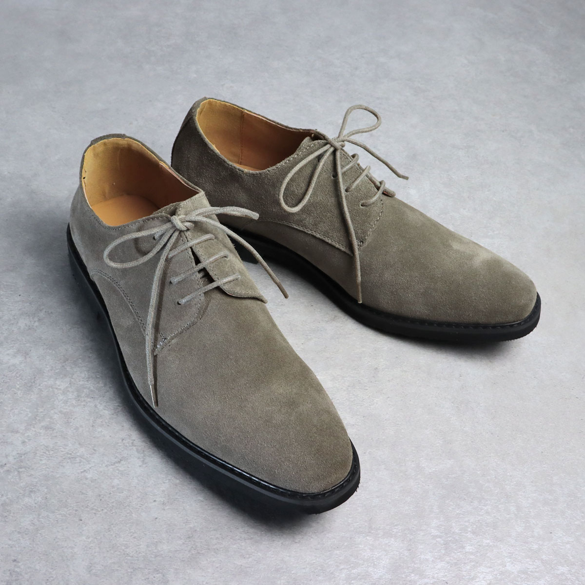 楽天市場】ビジネスシューズ メンズ 本革 スエード 黒 外羽根