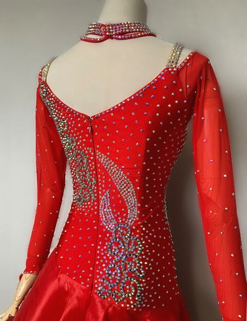 楽天市場】【新商品】社交ダンス・社交ダンスドレス・競技用ドレス