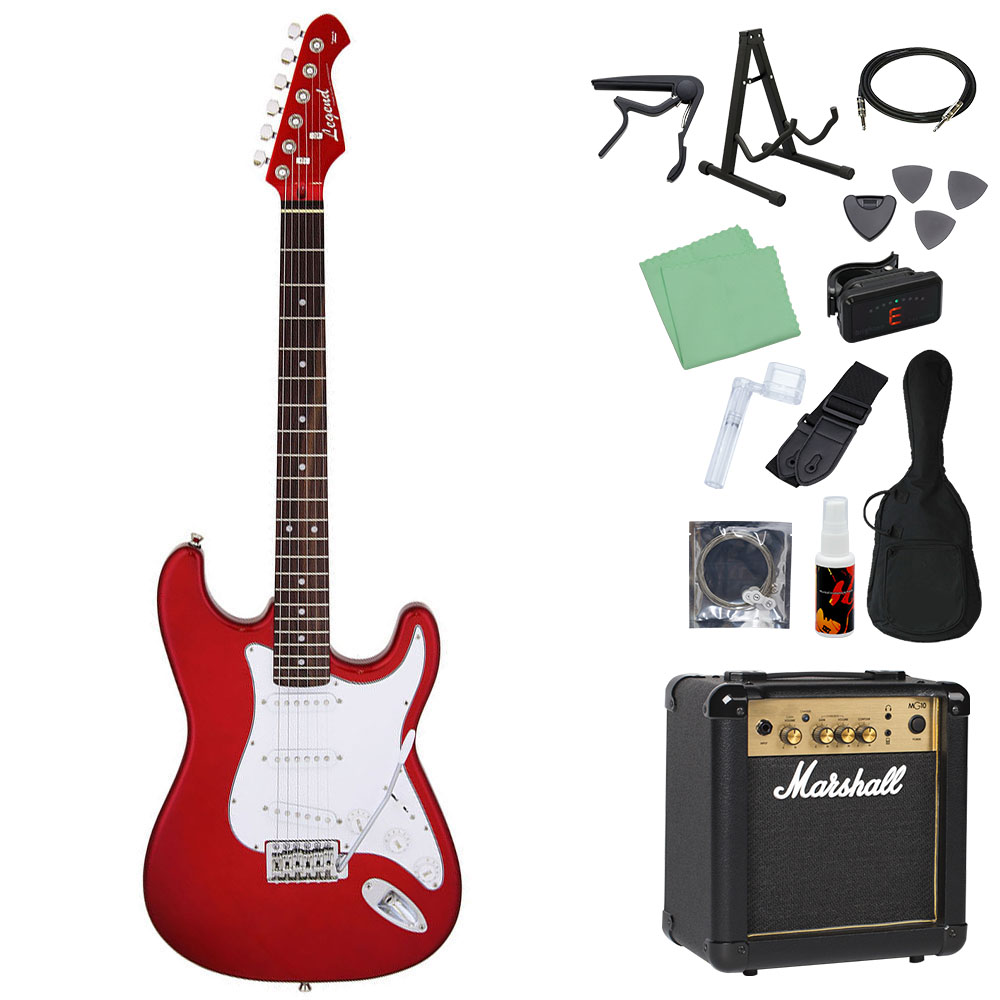 楽天市場】LEGEND LST-Z エレキギター初心者14点セット【マーシャル