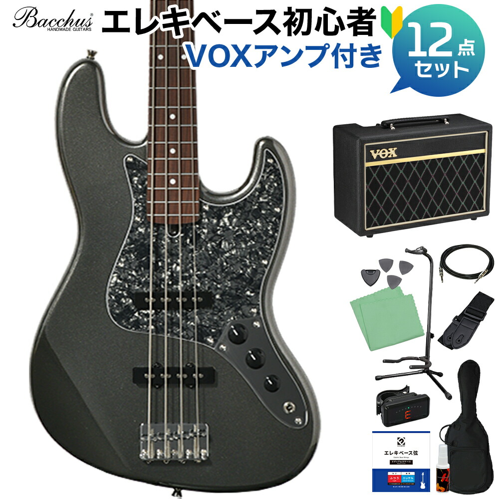 楽天市場】Bacchus BJB-1-RSM/R-BPPG 選べるアンプ初心者セット エレキ