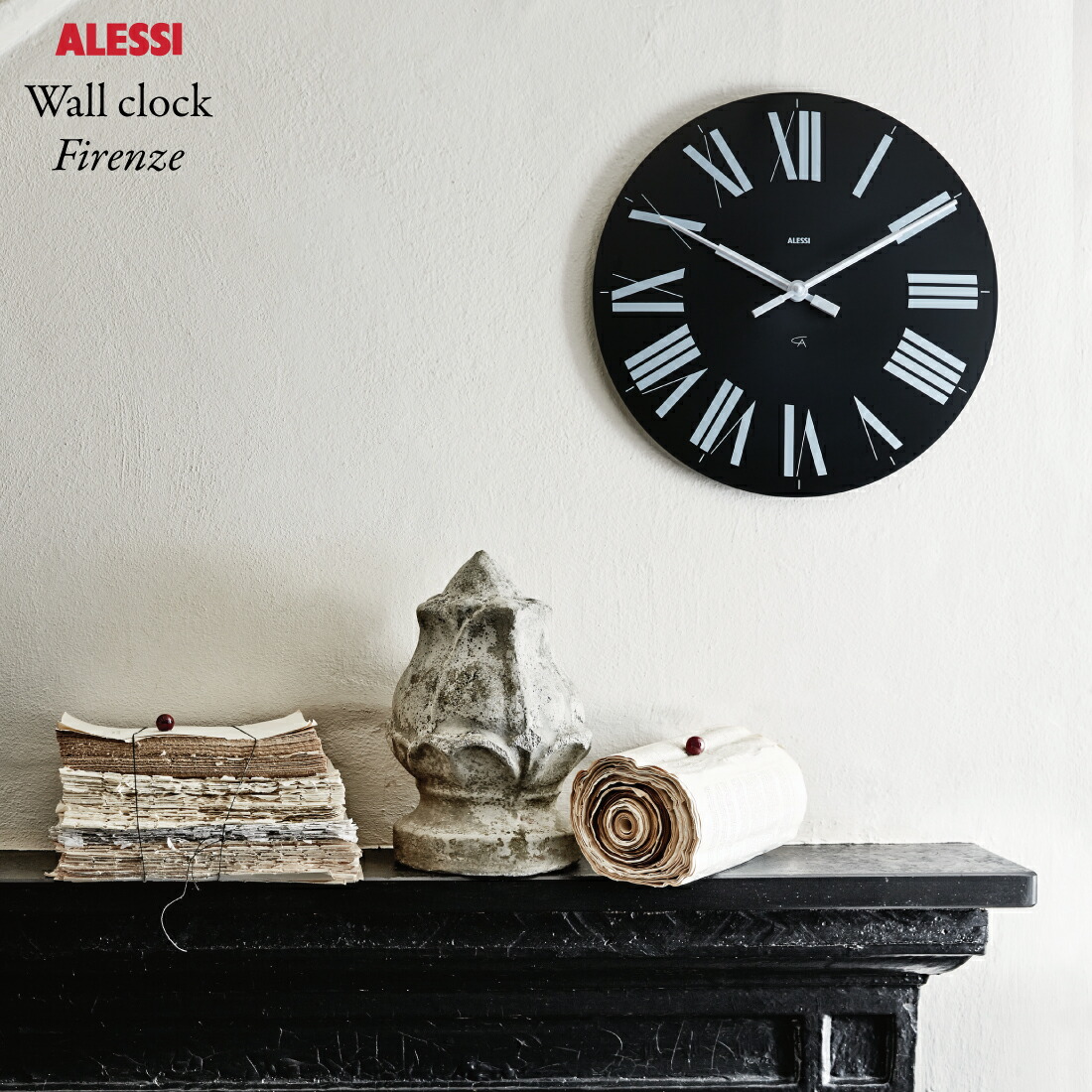 楽天市場】【店舗クーポン発行中】Alessi アレッシ Firenze Wall clock