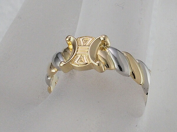 楽天市場】◇ミウラ◇セリーヌ CELINE マカダム コンビカラー リング