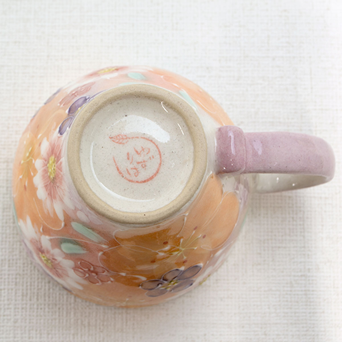 楽天市場】工房ゆずりは マグカップ 紅彩京花 直径(約)9cm×高さ(約)9cm