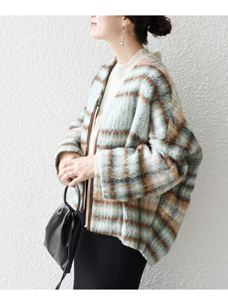 楽天市場】【SALE／30%OFF】*シャギーチェックコクーンジップショート