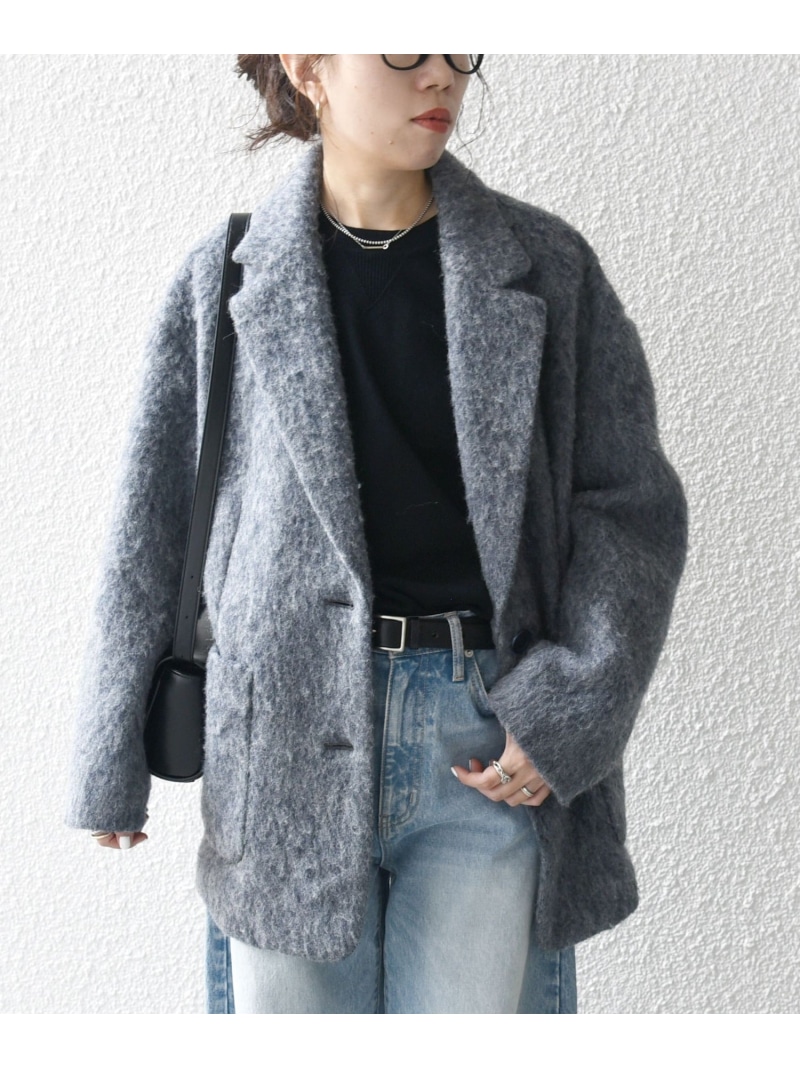 楽天市場】【SALE／40%OFF】SHIPS any: ウール ミックス シャギー