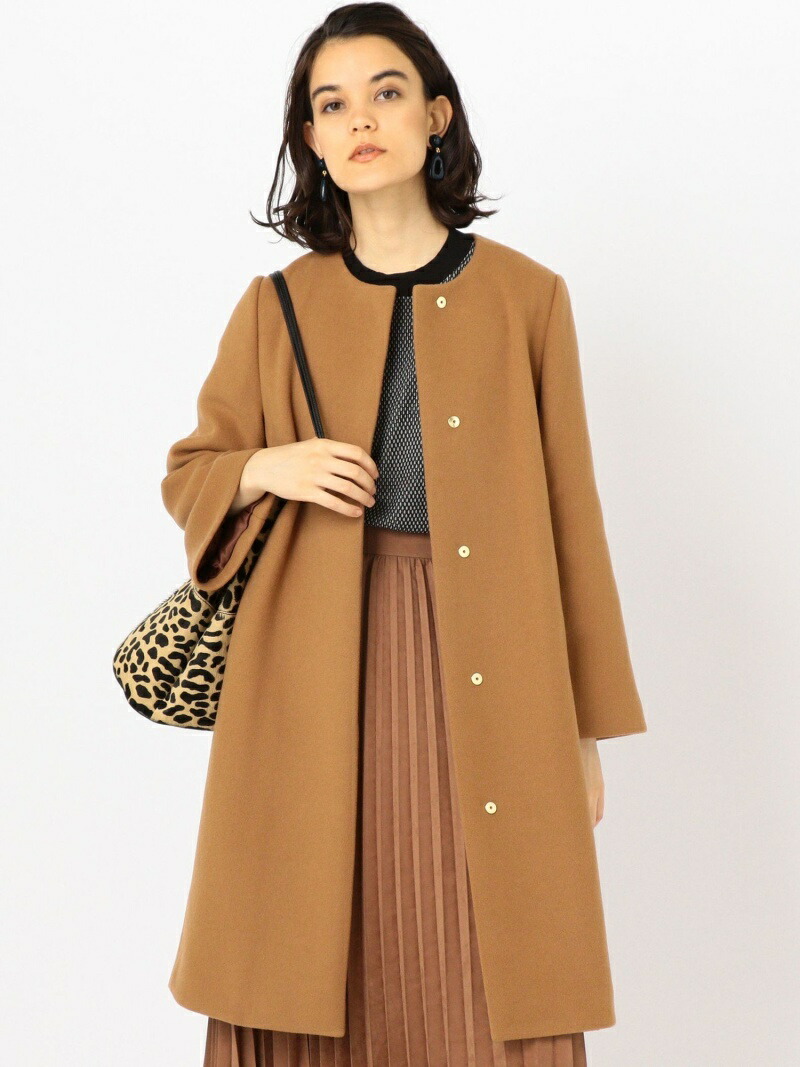 楽天市場】【SALE／30%OFF】MANTECOノーカラーコート◇ SHIPS WOMEN