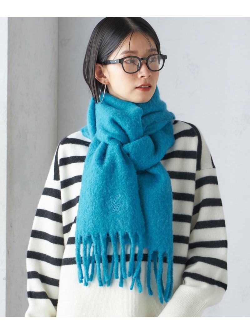 楽天市場】【SALE／50%OFF】刺繍 モへヤ ミックス マフラー SHIPS