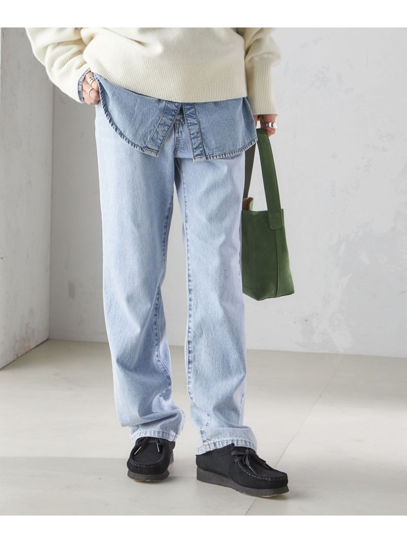楽天市場】【SALE／50%OFF】＜洗濯機可能＞ストレート フィット デニム