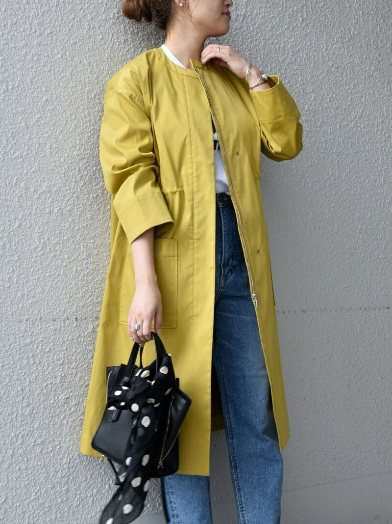 楽天市場】SHIPS any: ノーカラー リバー コート2 SHIPS any シップス