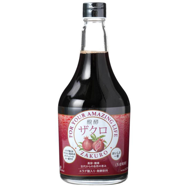 楽天市場】醗酵ザクロ（5倍希釈）エラグ酸入り・発酵飲料（565ml