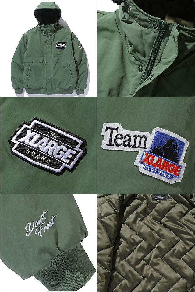 楽天市場】エクストララージ XLARGE ナイロン パファージャケット