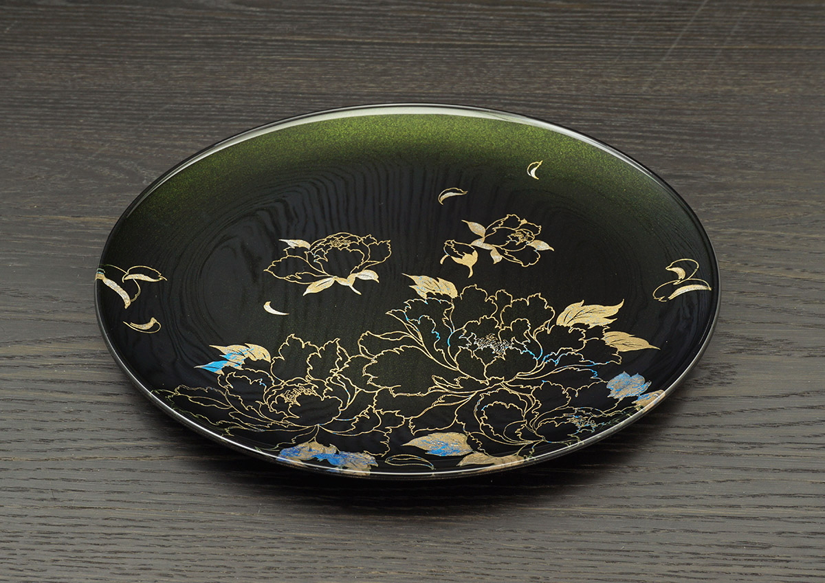 楽天市場】【ポイント20倍】 蒔絵 MAKIE 梨地 牡丹 ぼたん フラット