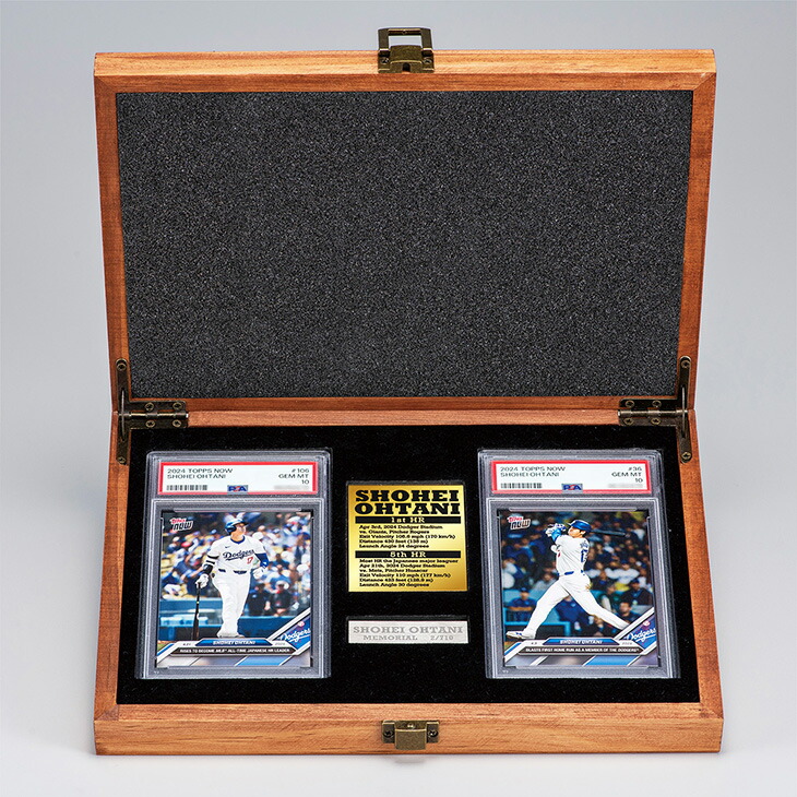 楽天市場】大谷翔平 PSA鑑定『トレーディングカード』木製BOX入り