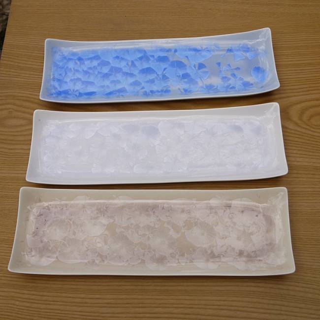 楽天市場】京焼 清水焼 花結晶長皿揃え 陶あん : 京焼清水焼専門店 松韻堂