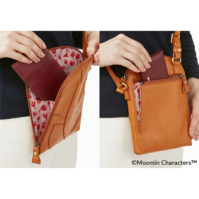 楽天市場】ムーミン リトルミイ ナチュラルレザーポシェット MOOMIN