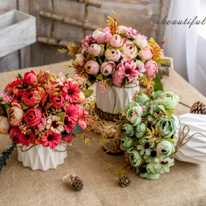 2：フランスアンティーク 枯れた布花 パーツ ブロカント ハンドメイド