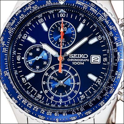 楽天市場】セイコー SEIKO パイロットクロノグラフ メンズ腕時計