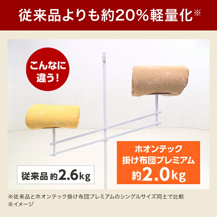 楽天市場】【送料無料】ホオンテック掛け布団 プレミアム正規品