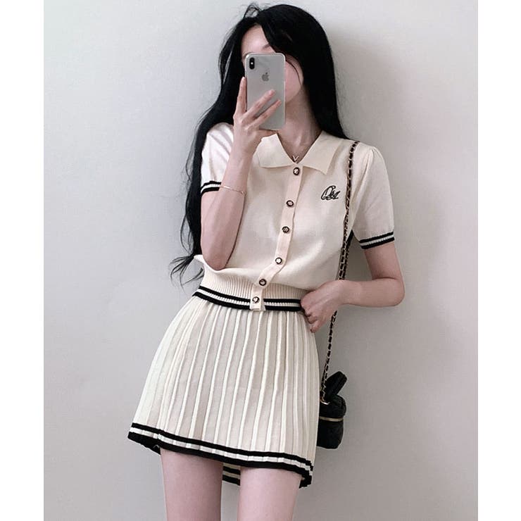 楽天市場】VIVID LADY ニットセットアップ レディース カジュアル 半袖