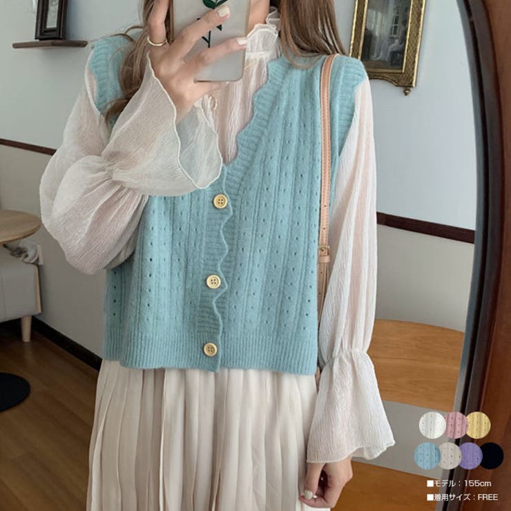 楽天市場】VIVID LADY 【羽織るだけで韓国っぽくなれる！ニットベスト