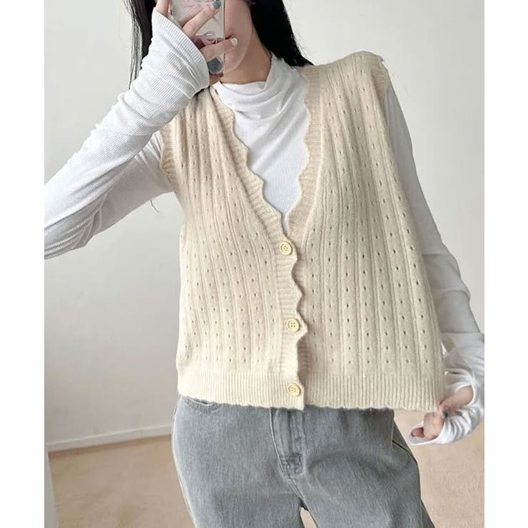 楽天市場】VIVID LADY 【羽織るだけで韓国っぽくなれる！ニットベスト