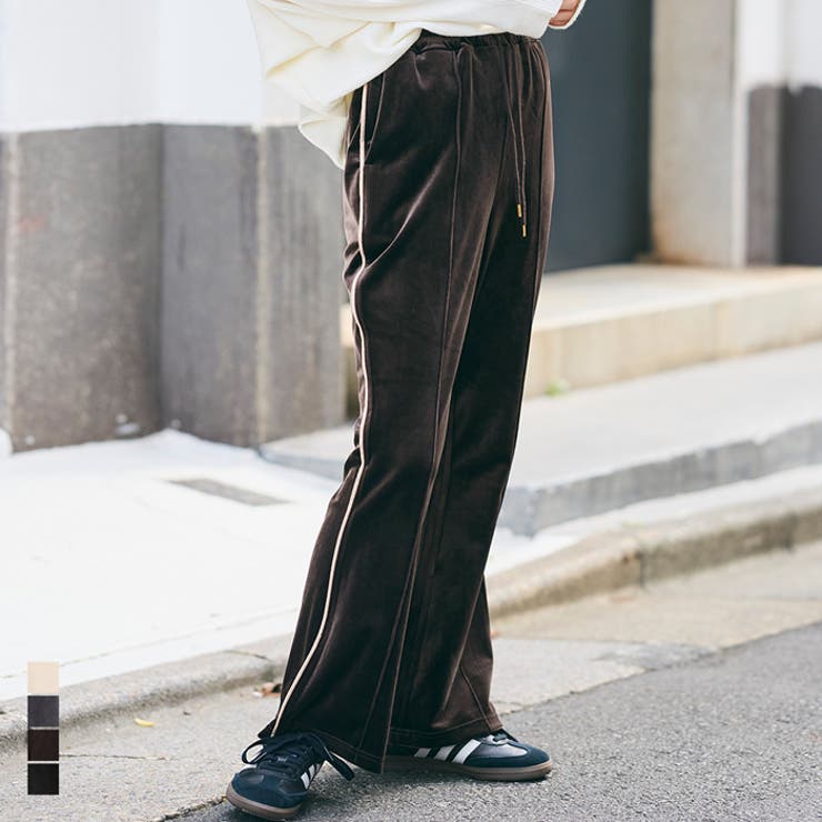 楽天市場】ベロア ラインパンツの通販