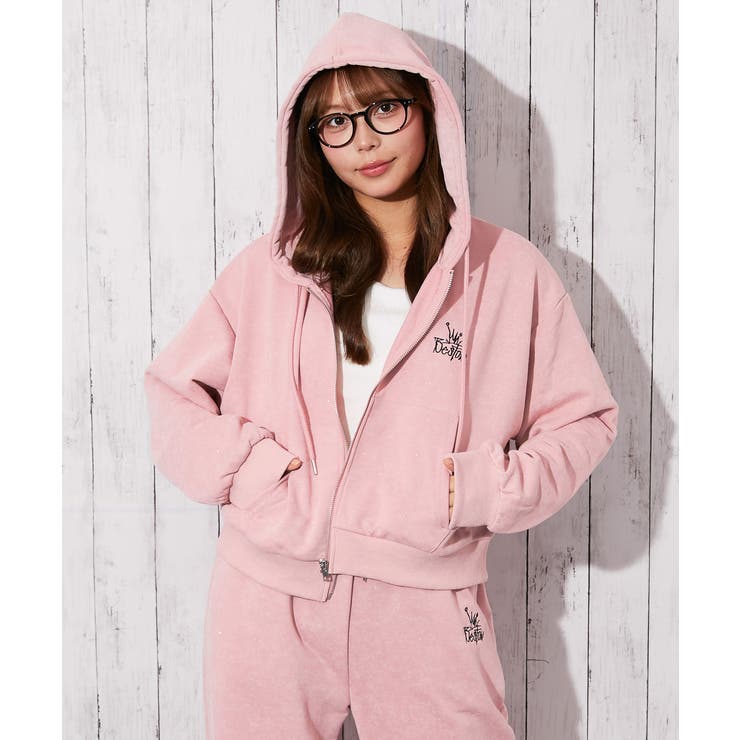 楽天市場】GORGE 《ラメ入り×ロゴ刺繍》レディース ジップアップ