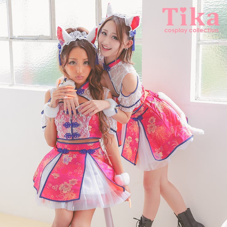 楽天市場】Tika ハートカットトップオープンショルダーレースチャイナ