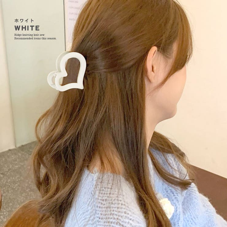 楽天市場】terracotta ハート ヘアクリップ バンスクリップ 春 ハート