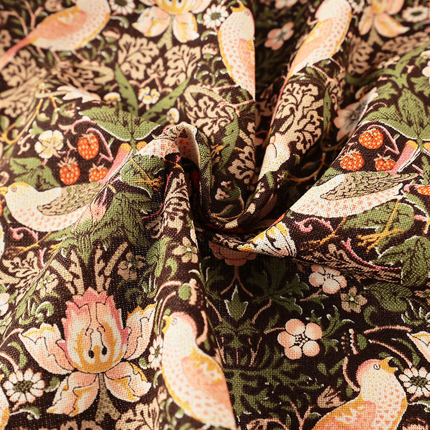 楽天市場】V&A Fabric Collection いちご泥棒 シーチング 50cm単位｜切