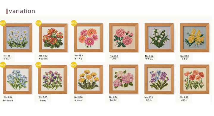 楽天市場】COSMO 小さな花のフレーム カランコエ ｜初心者向き クロス