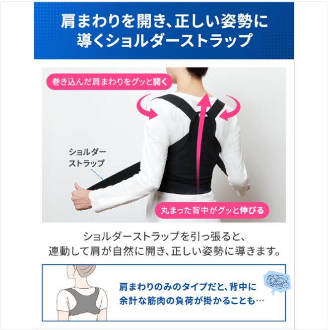 楽天市場】【今だけ20%OFF・医療メーカー】 姿勢矯正ベルト 姿勢改善