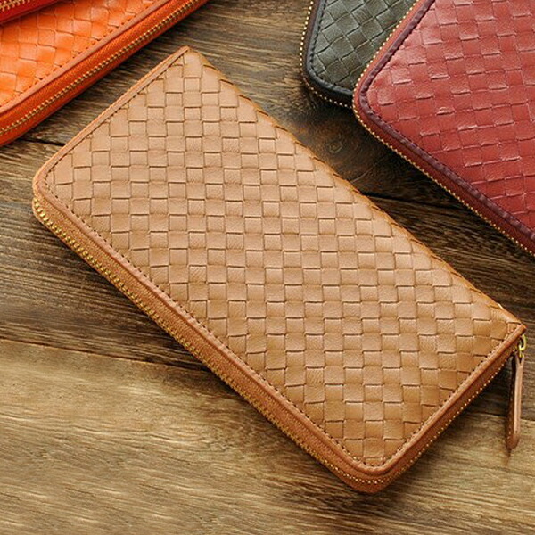 楽天市場】財布 レディース 長財布 SHEEP 赤 黒 オレンジ 革 レザー