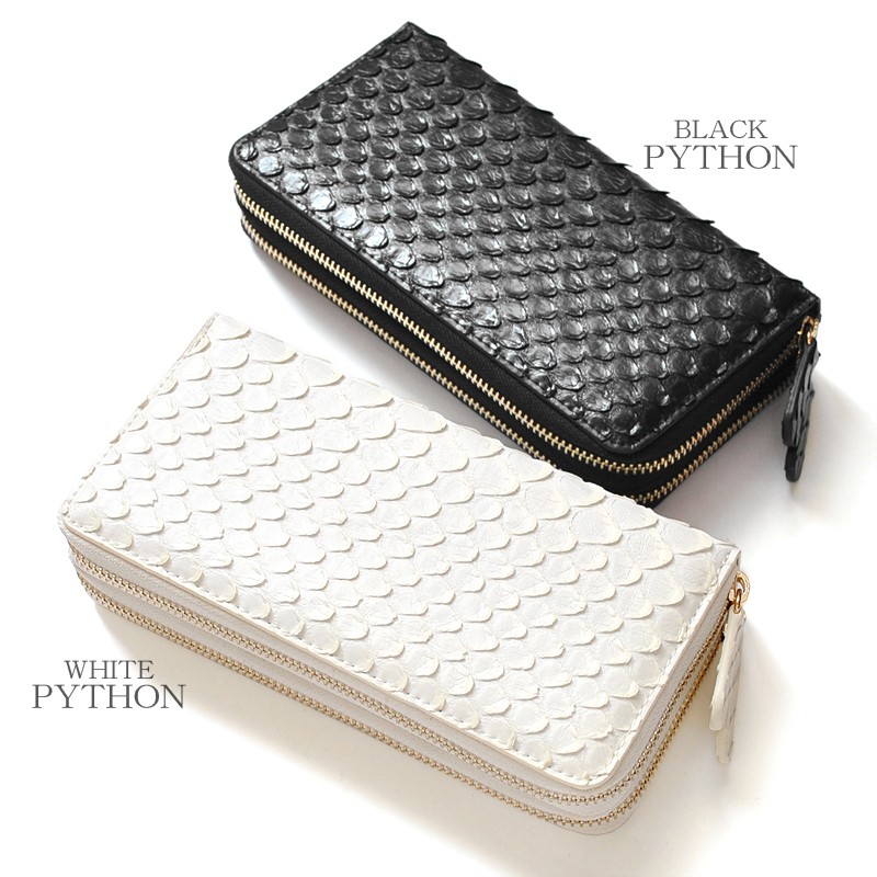 楽天市場】長財布 メンズ 錦蛇 ニシキヘビ レザー ウォレット 財布