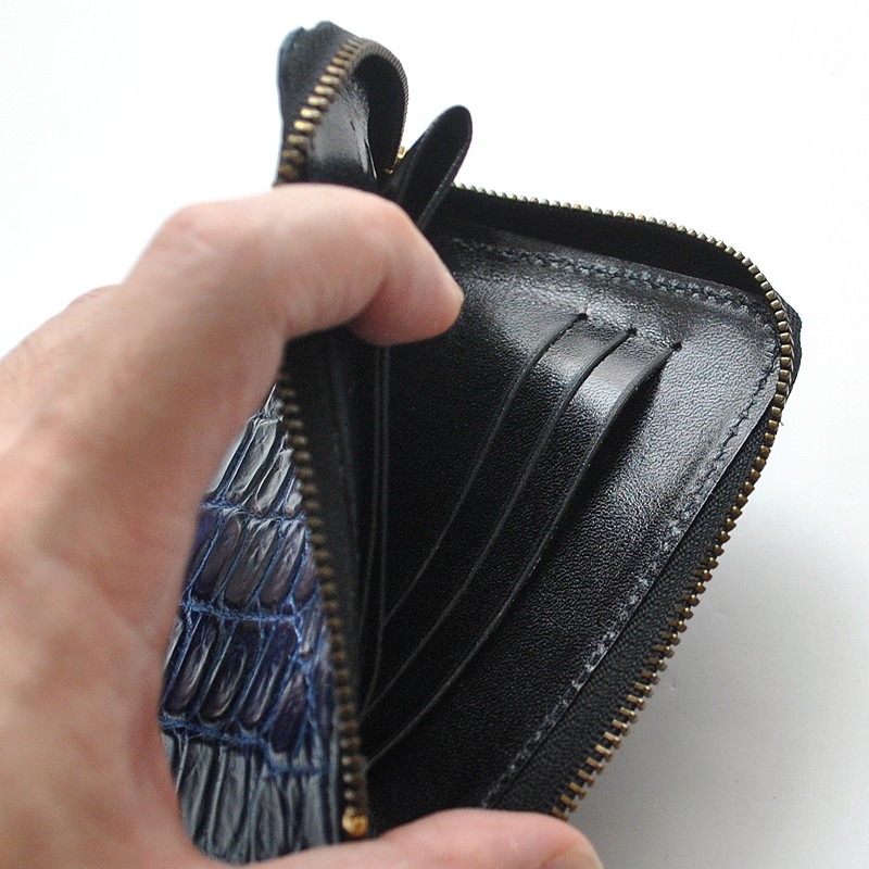 楽天市場】L字ファスナー財布 レディース メンズ 本革 ブランド 藍染