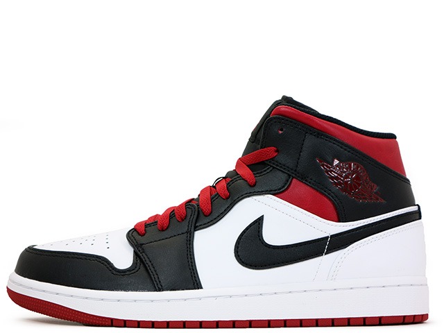 楽天市場】NIKE AIR JORDAN 1 MID WHITE/GYM RED-BLACK DQ8426-106