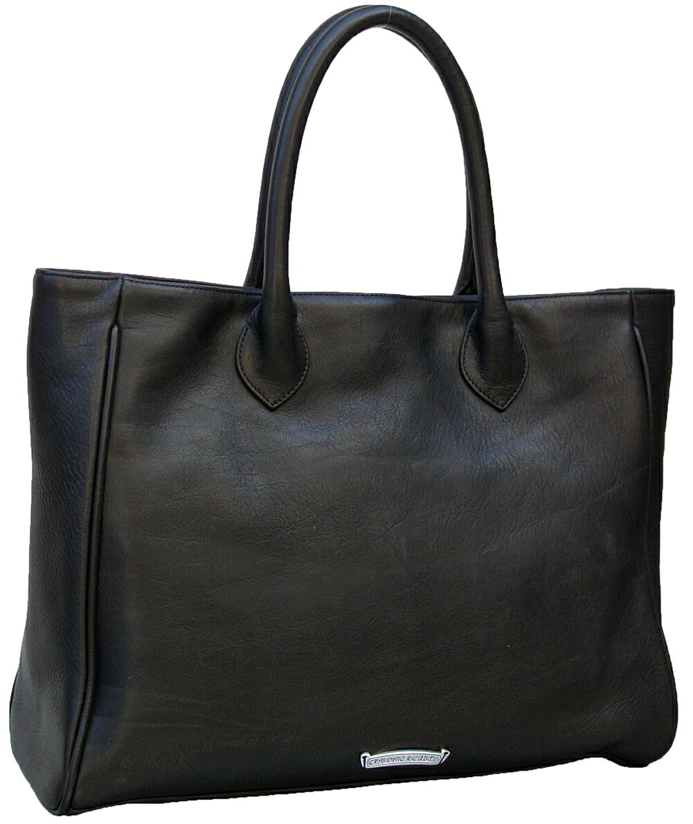 楽天市場】CHROME HEARTS BLACK LINED TOTE BAG W/LG CROSS クロム