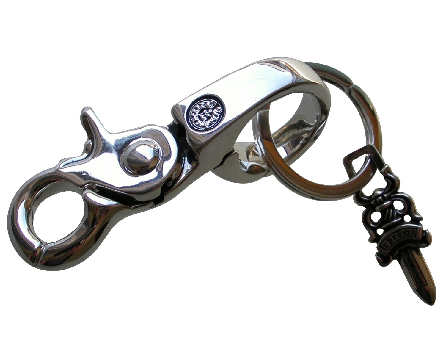 楽天市場】CHROME HEARTS QUICK CLIP & SPLIT RING W/ #5 DAGGER