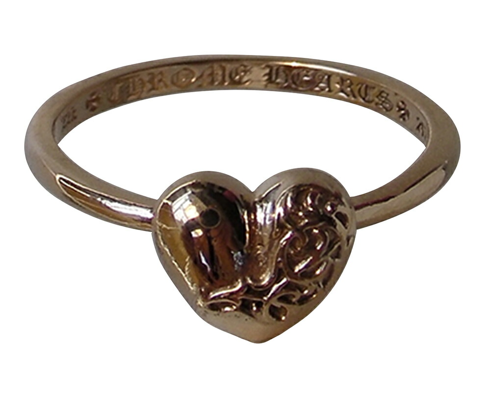 楽天市場】CHROME HEARTS 22K BUBBLEGUM HEART RING クロムハーツ