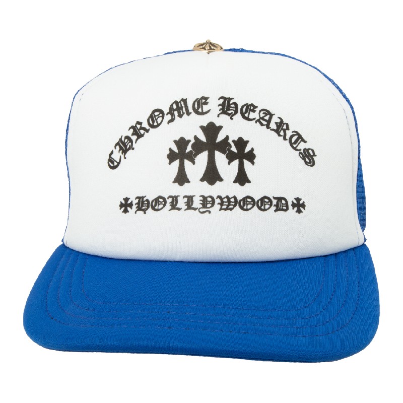 楽天市場】CHROME HEARTS TRUCKER CAP BLUE/WHITE クロムハーツ