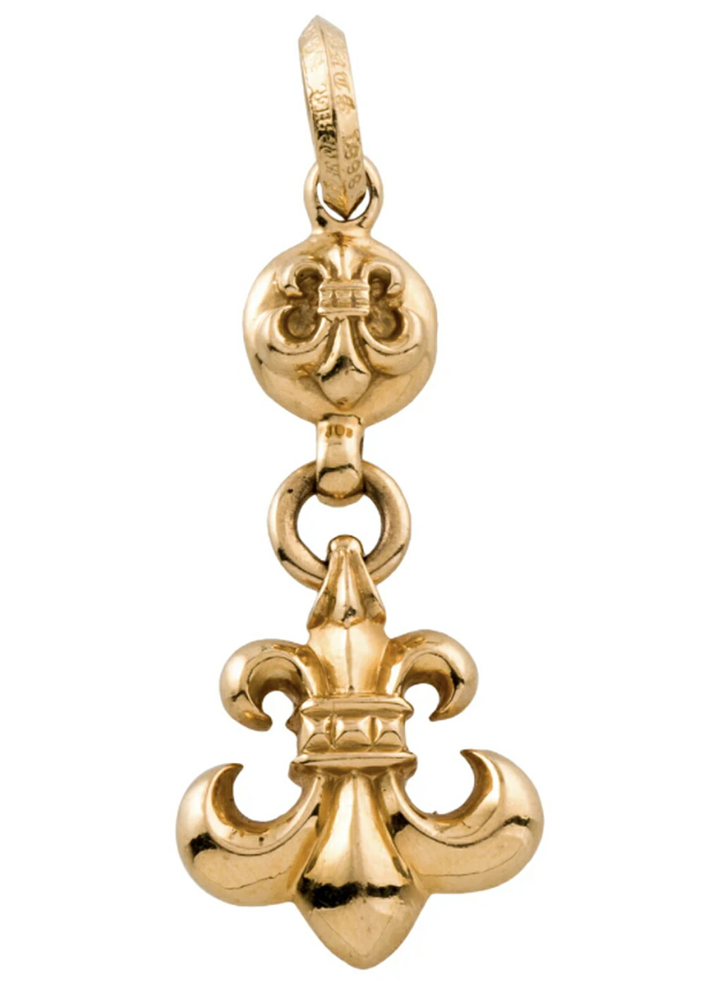 楽天市場】CHROME HEARTS 1 BALL BS FLEUR 22K PENDANT TOP クロム