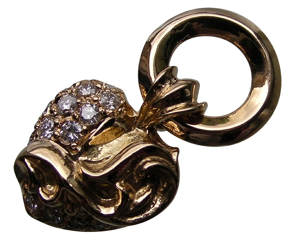 楽天市場】CHROME HEARTS HEART CHARM 22K PAVE DIAMOND クロムハーツ