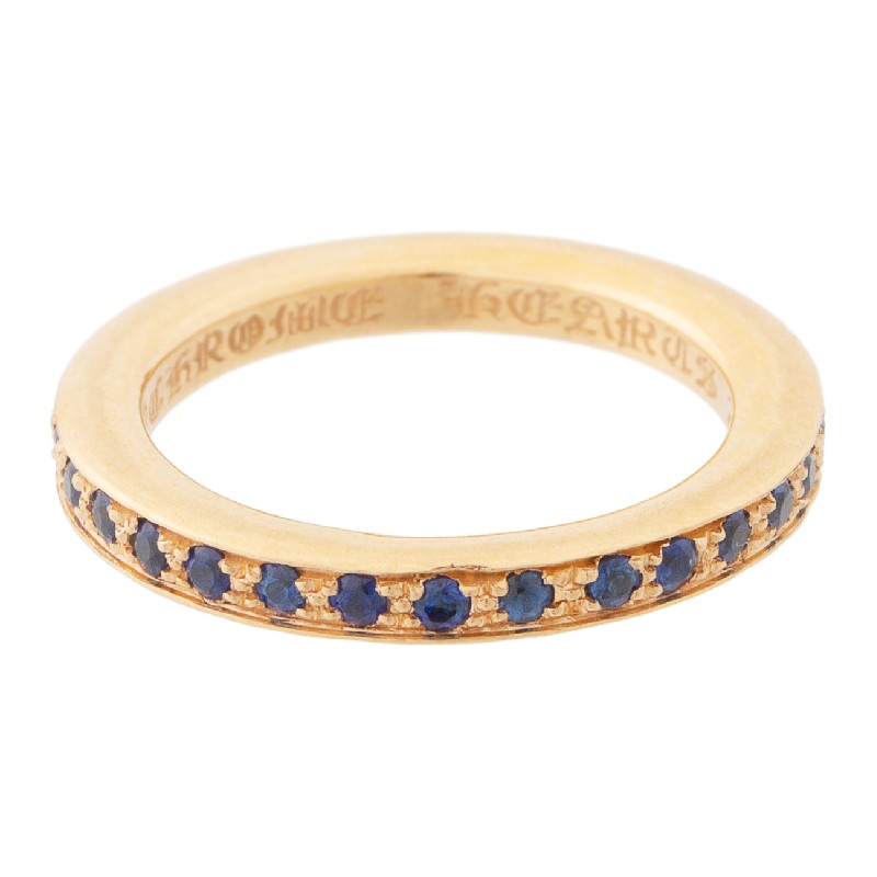 楽天市場】CHROME HEARTS TINY ETERNITY RING 22K BLUE SAPPHIRE