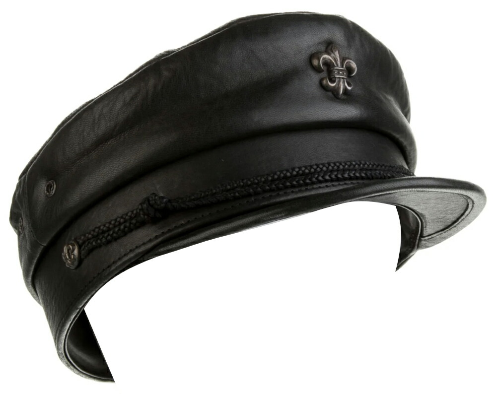 楽天市場】CHROME HEARTS STABBIN CAPTAIN LEATHER HAT クロムハーツ