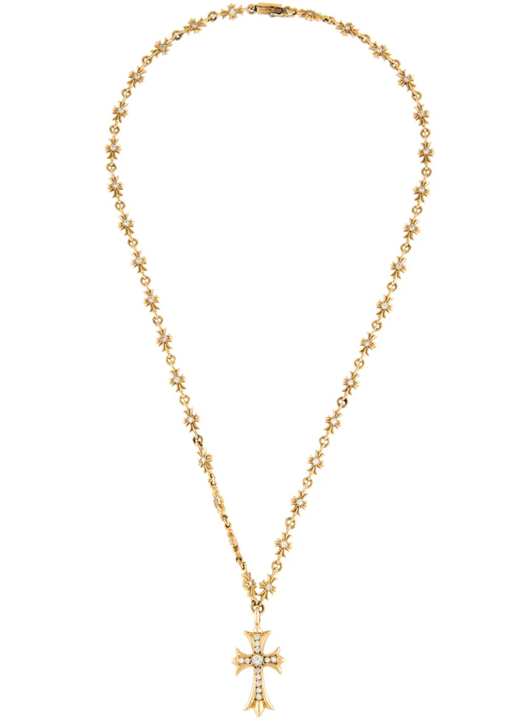 楽天市場】CHROME HEARTS 22K TINY E CROSS DOUBLE SIDE DIAMOND