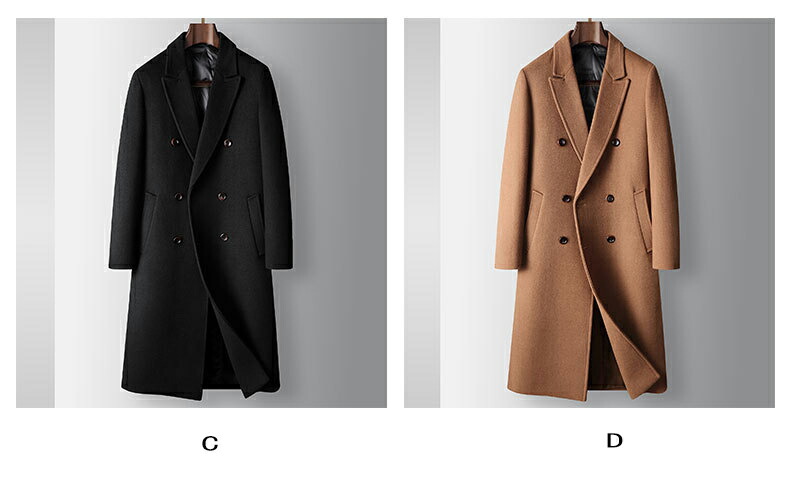 楽天市場】最高級メンズコートカシミヤコート 紳士 ビジネスコート