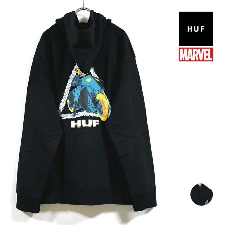 楽天市場】HUF ハフ × MARVEL マーベル コラボ GHOST RIDER TT P/O